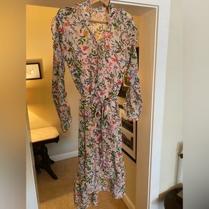 NWT Julia Jordan Floral Ruffle Midi Dress